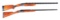 (M) LOT OF 2: MANNLICHER RENATO GAMBA EDINBURGH MATCH AND ITHACA VICTORY GRADE SINGLE BARREL TRAP SH