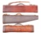 LOT OF 3 LEG O' MUTTON SHOTGUN CASES.
