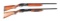 (M) LOT OF 2: REMINGTON 1100 SEMI AUTOMTIC AND 870 SLIDE ACTION SHOTGUNS.