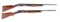(C) LOT OF 2: WINCHESTER MODEL 12 AND MODEL 1897 SLIDE ACTION SHOTGUNS.
