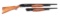 (C) WINCHESTER MODEL 12 SLIDE ACTION SHOTGUN WITH CASE, EXTRA BARREL SET, FROM HOWARD HAWKS, EARLY A