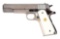 (M) FACTORY ENGRAVED COLT GOVERNMENT MODEL SEMI-AUTOMATIC PISTOL (1972).