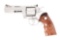 (M) STAINLESS COLT PYTHON ELITE DOUBLE ACTION REVOLVER WITH CASE.