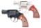 (M) LOT OF 2: COLT COBRA DOUBLE ACTION REVOLVERS.