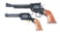 (M) LOT OF 2: RUGER NEW MODEL SINGLE SIX AND BEARCAT .22 REVOLVERS WITH BOXES