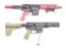 (M) LOT OF 2: ANDERSON AM-15 AND PALMETTO PG-9 SEMI-AUTOMATIC PISTOLS.