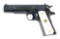 (M) COLT GOVERNMENT MODEL LEW HORTON BLUE STALLION EDITION SEMI-AUTOMATIC PISTOL.