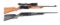 (M) LOT OF 2: BROWNING BAR HIGH POWER AND SHORT TAC SEMI AUTOMATIC RIFLES.