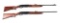 (M) LOT OF 2: REMINGTON MODEL 7400 BDL SEMI AUTOMATIC RIFLES.