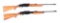 (M) LOT OF 2: REMINGTON WOODSMASTER 742 SEMI AUTOMATIC AND SLIDE ACTION RIFLES