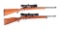 (M) LOT OF 2: RUGER 77/44 BOLT ACTION RIFLE AND 44 SEMI-AUTOMATIC CARBINE
