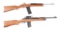(M) LOT OF 2: RUGER MINI-14 AND MINI-30 SEMI AUTOMATIC RANCH RIFLES.
