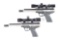 (M) LOT OF 2: EXCEL ARMS MP-5.7 & MP-22 SEMI-AUTOMATIC PISTOLS.