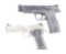 (M) LOT OF 2: SMITH & WESSON M&P 9 PRO SERIES & AMT AUTOMAG II SEMI-AUTOMATIC PISTOLS.