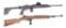 (M) LOT OF 2: AUTO ORDNANCE M1 CARBINE AND CHIAPPA M1-9 SEMI AUTOMATIC RIFLES.