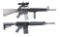 (M) LOT OF 2: BUSHMASTER XM15-E2S AND WINDHAM WEAPONRY WW-308 SEMI AUTOMATIC RIFLES.