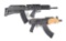 (M) LOT OF 2: CENTURY ARMS M74 SPORTER BULLPUP RIFLE & CENTURY ARMS C39 SEMI-AUTOMATIC PISTOL.