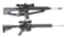 (M) LOT OF 2: DPMS A-15 AND NEW FRONTIER ARMORY LW-15 SEMI AUTOMATIC RIFLES