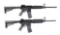 (M) LOT OF 2: HIGH STANDARD HSA-15 AND SIG SAUER M400 SEMI AUTOMATIC RIFLE.