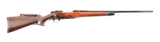 (M) BROWNING BBR BOLT ACTION RIFLE WITH ROSEWOOD BRAZILLIAN STOCK.