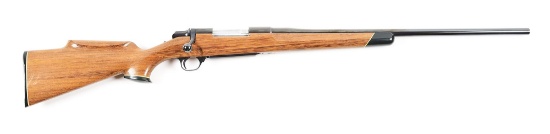 (M) BROWNING BBR BOLT ACTION RIFLE WITH BLACKBEAN/CASTANOSPERMUM AUSTRALE STOCK.