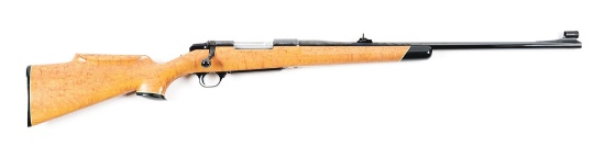 (M) BROWNING BBR BOLT ACTION RIFLE WITH BLUEGUM STOCK.
