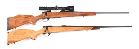 (M) LOT OF 2: WEATHERBY VANGUARD BOLT ACTION RIFLES.