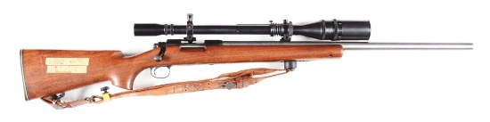 (C) REMINGTON 40-X BOLT ACTION 6MM REMINGTON RIFLE.