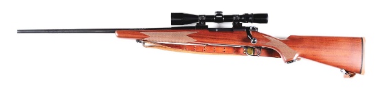 (M) LEFT HAND WINCHESTER MODEL 70 CLASSIC SPORTER WITH WEAVER SCOPE.