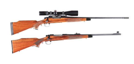 (M) LOT OF 2: REMINGTON MODEL 700 BDL BOLT ACTION RIFLES.