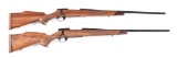 (M) LOT OF 2: WEATHERBY VANGUARD DELUXE BOLT ACTION RIFLES