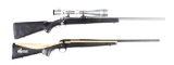 (M) LOT OF 2: RUGER M77 MKII AND BROWNING X BOLT BOLT ACTION RIFLES.