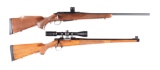 (M) LOT OF 2: TIKKA T3 AND SAKO VIXEN L461 BOLT ACTION RIFLES.