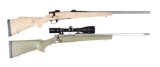 (M) LOT OF 2: WEATHERBY VANGUARD AND HAWA 1500 BOLT ACTION RIFLES.