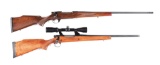 (M) LOT OF 2: WEATHERBY VANGUARD AND REMINGTON MODEL 700 ADL BOLT ACTION RIFLES
