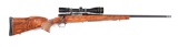 (M) CUSTOM WINCHESTER MODEL 70 XTR BOLT ACTION RIFLE WITH LEUPOLD SCOPE.
