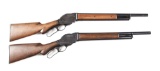 (M) LOT OF 2: CAI ZHONG ZHOU PW87 LEVER ACTION 12 GA SHOTGUNS