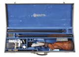 (M) BERETTA S3 EELL 12 BORE OVER UNDER SHOTGUN WITH EXTRA 20 BORE BARREL AND CASE.
