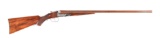 (C) PARKER BROS GH GRADE 12 GAUGE SIDE BY SIDE SHOTGUN.