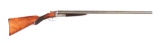 (C) REMINGTON 10 GAUGE SIDE BY SIDE SHOTGUN.