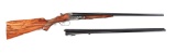 (M) PARKER REPRODUCTION 2 BARREL SET DHE GRADE 20 BORE DOUBLE BARREL SHOTGUN WITH CASE.