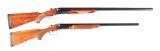 (M) LOT OF 2: AYA MATADOR 10 GAUGE MAGNUM AND SAVAGE FOX BSE SIDE BY SIDE SHOTGUNS.