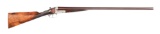 (C) ARMSTRONG & CO. BOXLOCK NON EJECTOR 12 BORE SIDE BY SIDE SHOTGUN.