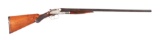(C) BAKER GUN CO A GRADE 12 GAUGE SIDE BY SIDE SHOTGUN.