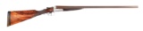 (A) CHARLES BOSWELL BOXLOCK EJECTOR 12 BORE SIDE BY SIDE SHOTGUN.