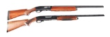 (M) LOT OF 2: REMINGTON 1100 SEMI AUTOMTIC AND 870 SLIDE ACTION SHOTGUNS.