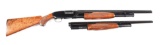 (C) WINCHESTER MODEL 12 SLIDE ACTION SHOTGUN WITH CASE, EXTRA BARREL SET, FROM HOWARD HAWKS, EARLY A
