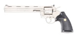 (M) COLT PYTHON TARGET DOUBLE ACTION REVOLVER WITH CASE.
