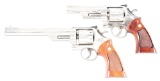 (M) LOT OF 2: SMITH & WESSON 27-2 .357 MAGNUM REVOLVERS.