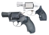 (M) LOT OF 2: SMITH & WESSON 642-1 AIRWEIGHT AND COLT AGENT DOUBLE ACTION REVOLVERS.